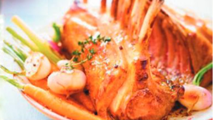 Carré d'agneau au miel