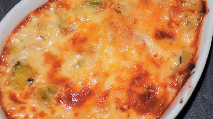 Gratin de courgette à la cancoillotte